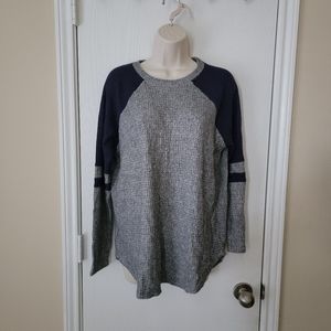 American Eagle Waffle Varsity Sweater